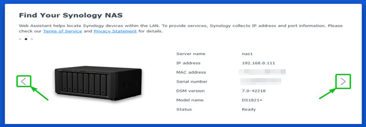 Find Synology NAS on Network