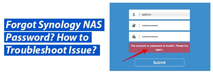 Forgot Synology NAS Password How to Troubleshoot