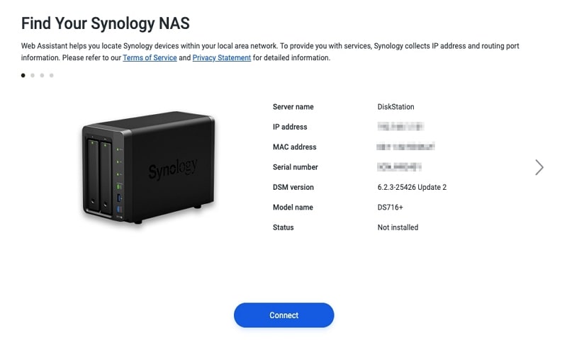 find synology