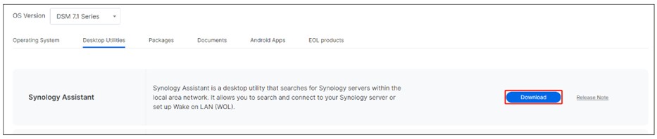 Use-the-Synology-Assistant