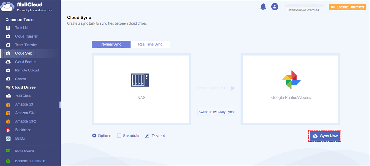 Third-Party Cloud Sync